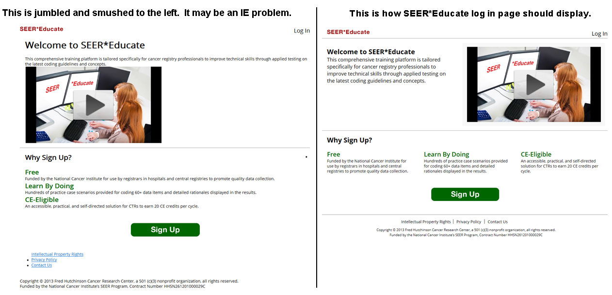 IE compatability problem